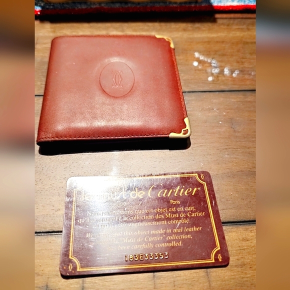 Cartier Wallet, with authentication card, great condition - Picture 1 of 5